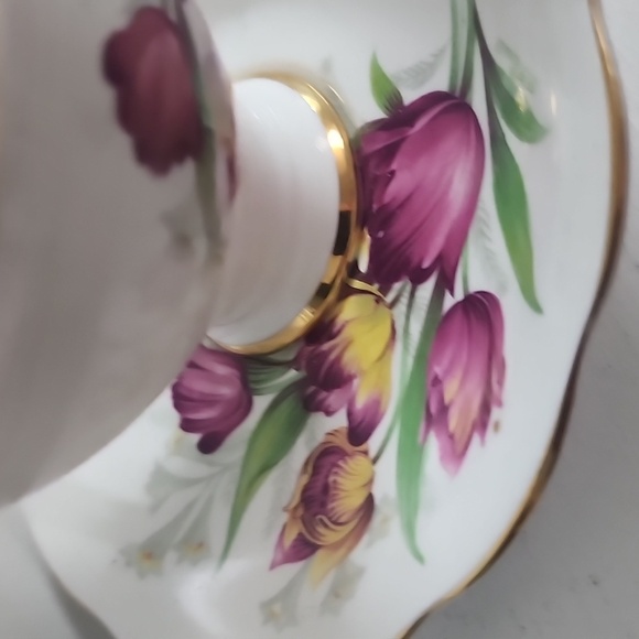 Tulip Tea Cup , Royal Standard Teacup , Fantasy Pattern , Floral Tea Cup - Picture 7 of 9